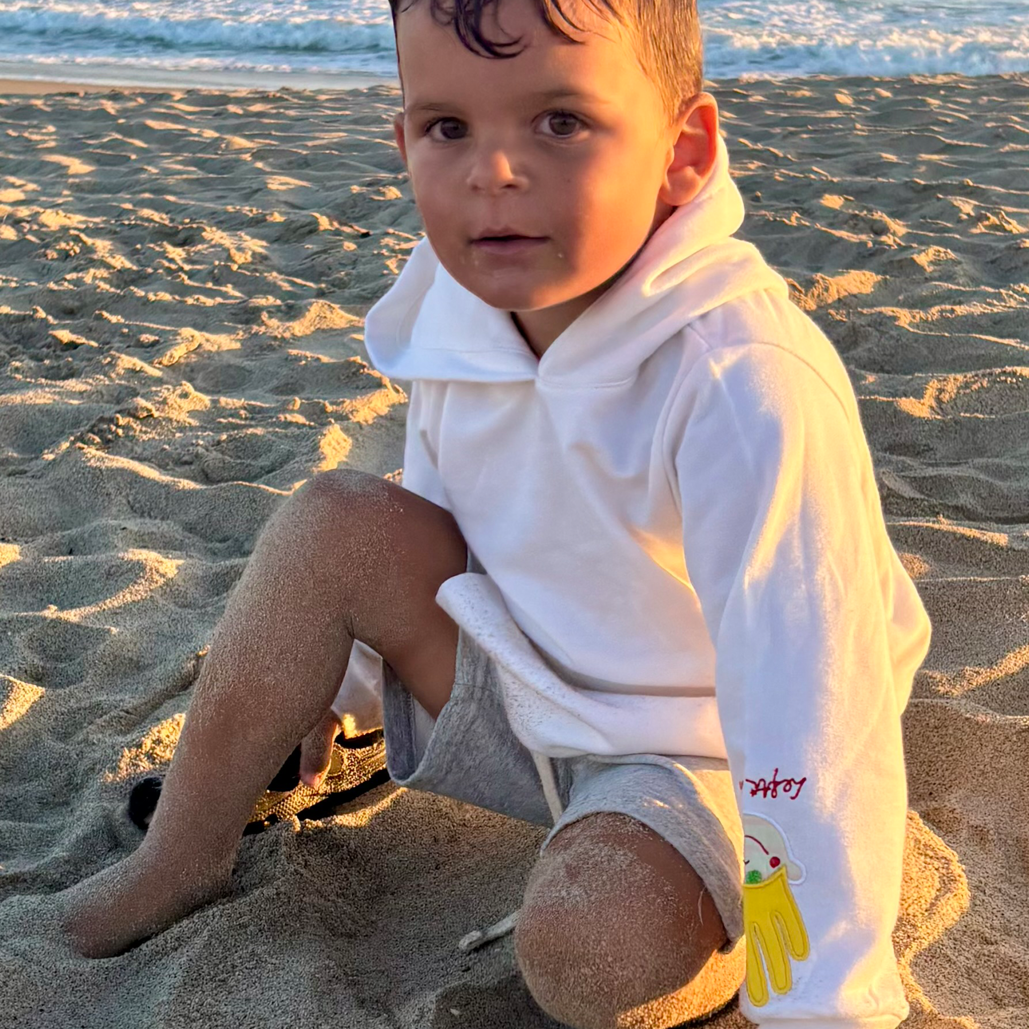 Basic Kinder Hoodie „Lefti Links“