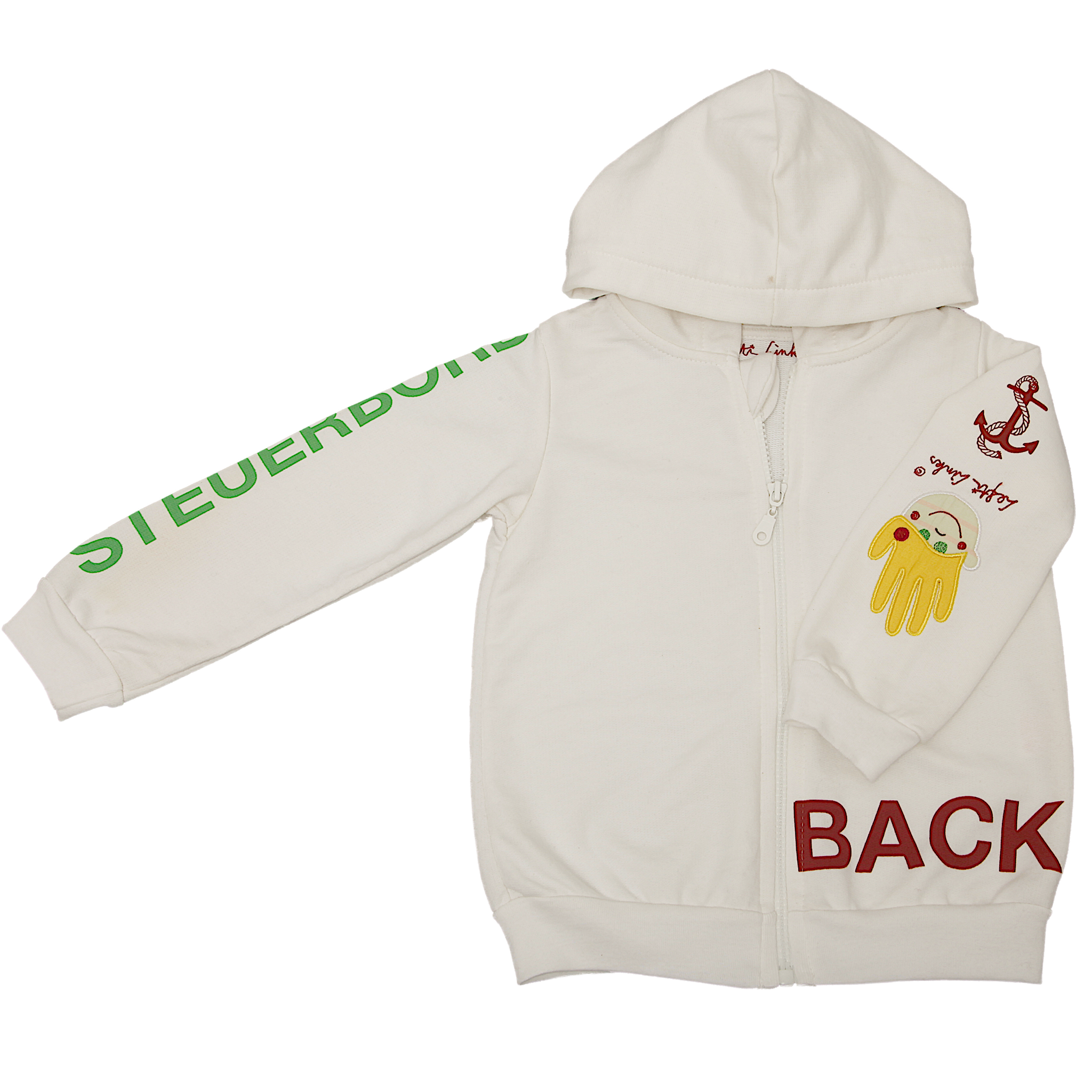 Kinder Hoodie Jacke „Steuerbord & Backbord“