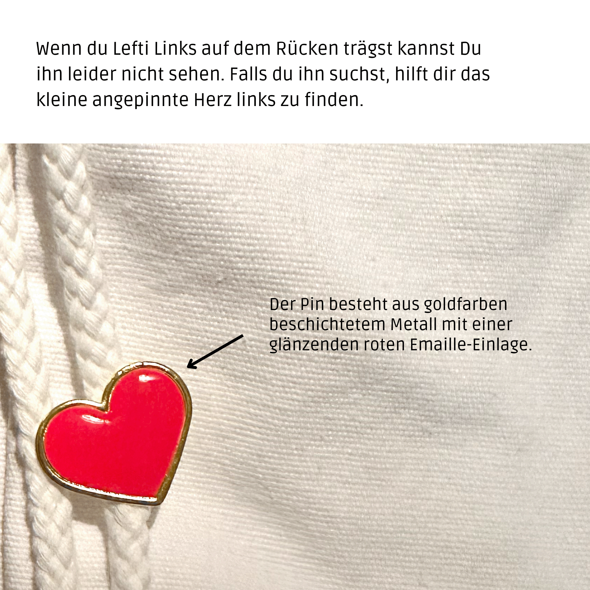 Lefti Links Turnbeutel für Kinder