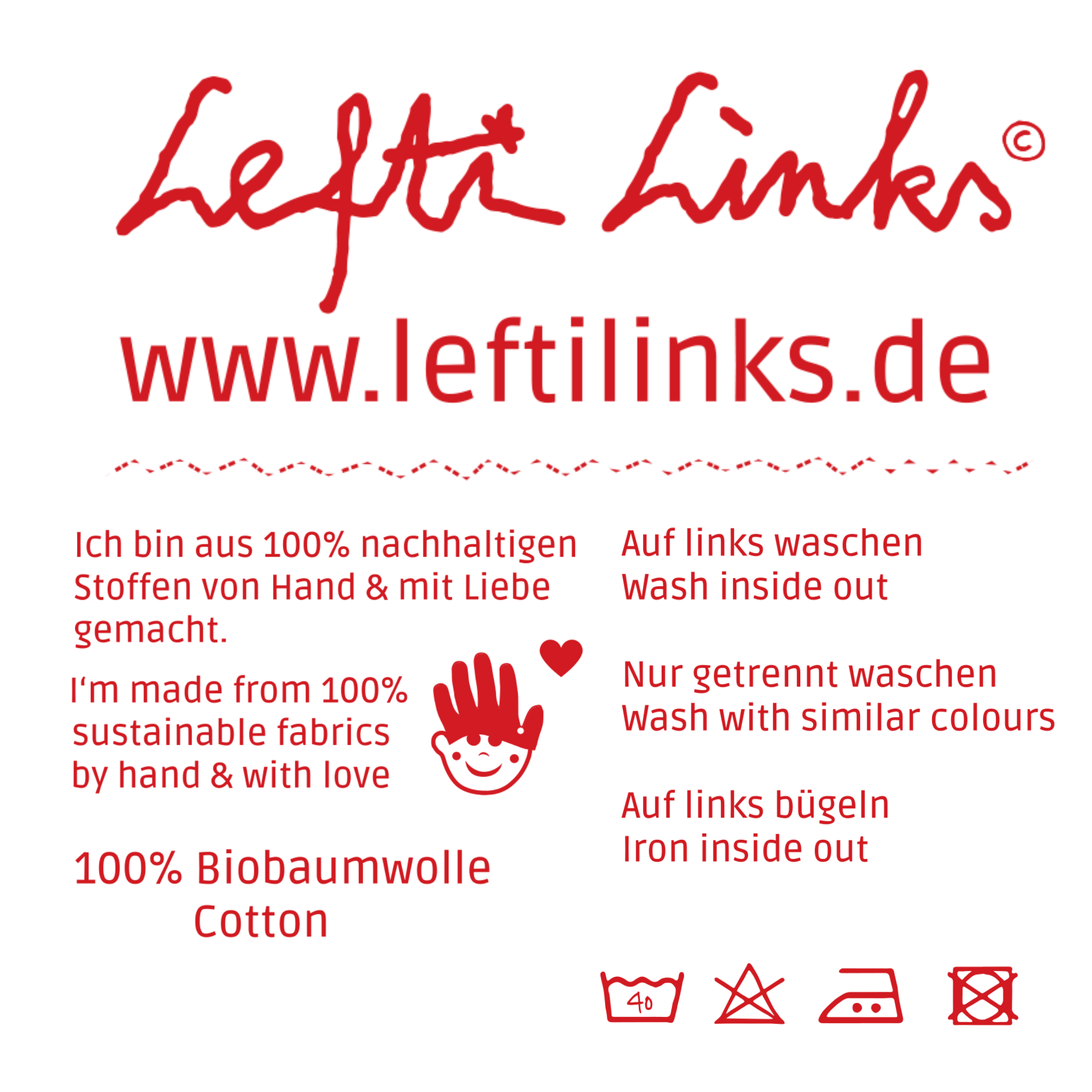 Erwachsenen Hoodie „Lefti Links“
